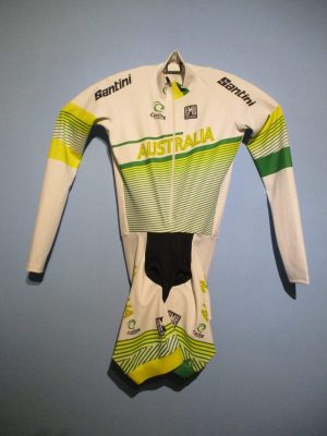 AUSTRÁLIA (d) CAMISA DE CICLISMO DA EQUIPE NACIONAL MASTERS 30+ 2018