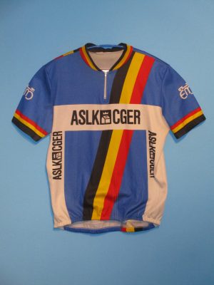 CAMISETA DE CICLISMO SELECCIÓN NACIONAL ASLK/CGER DE BÉLGICA (c)