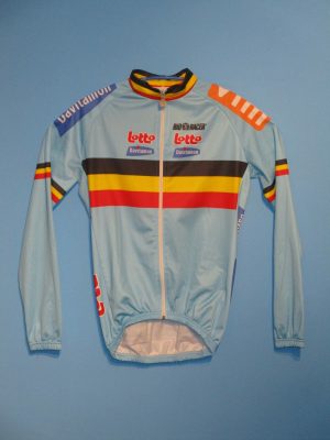 BÉLGICA (f) CASACO DE CICLISMO DA SELEÇÃO NACIONAL ROAD WC MADRID 2005