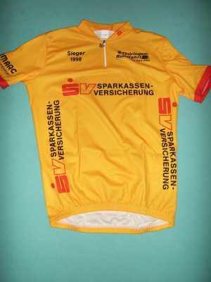 THURINGEN RUNDFARTH - CLASIFICACIÓN GENERAL - 1998 - CAMISETA CICLISMO