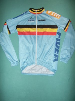 BÉLGICA (g) SELECCIÓN NACIONAL DE CICLOCROSS Campeonato del Mundo HOOGLEDE 2008 CHAQUETA DE CICLISMO