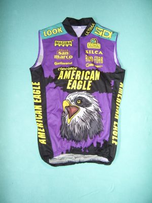 CAMISA DE CICLISMO AMERICAN EAGLE (e) 1996 SEM MANGAS