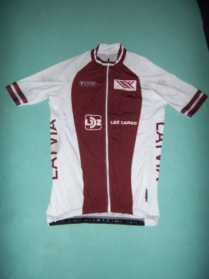 CAMISETA DE CICLISMO SELECCIÓN DE LETONIA (c)